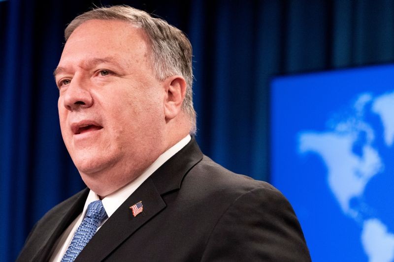 U.S. Secretary of State Mike Pompeo speaks during a media briefing at the State Department in Washington, U.S., November 10, 2020. (REUTERS Photo)