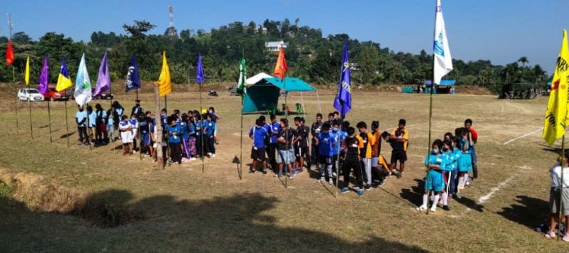 Participating teams of the tournament during the opening day on November 24.