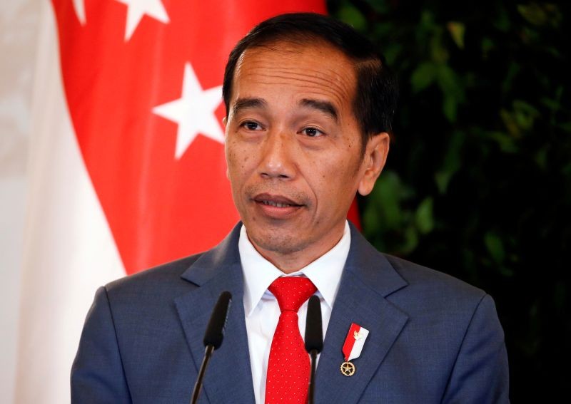 Indonesia's President Joko Widodo speaks at the Istana in Singapore October 8, 2019. (REUTERS File Photo)