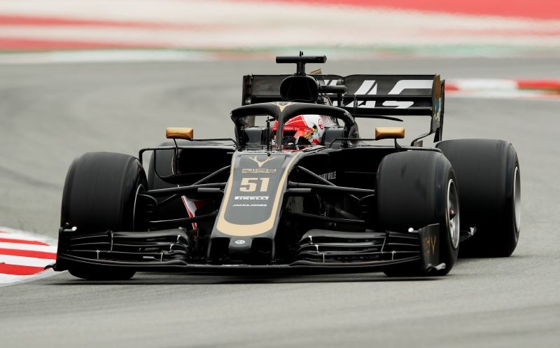 Haas' Pietro Fittipaldi in action during testing REUTERS/Albert Gea/File Photo