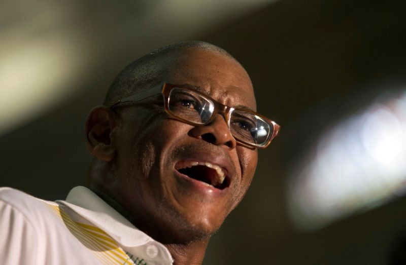 African National Congress Secretary General Ace Magashule speaks during an African National Congress Youth League rally in Pietermaritzburg, South Africa, January 28, 2018. (REUTERS File Photo)