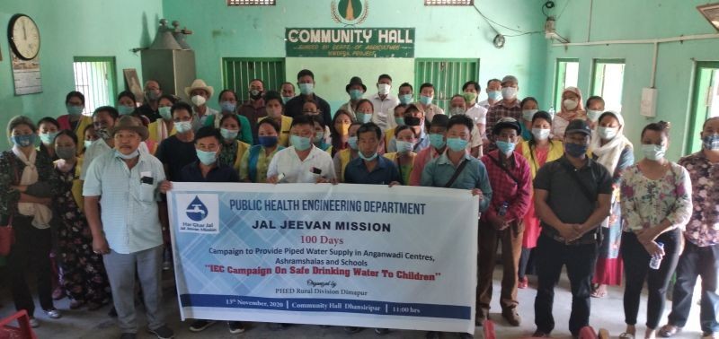 IEC campaign at Dhansiripar, Dimapur.