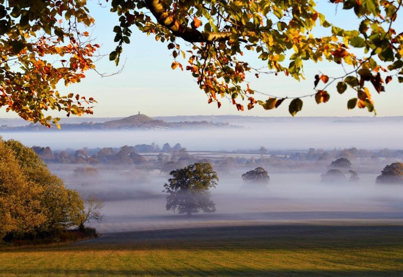 Glastonbury Tor is seen through early morning mist at Glastonbury, Britain, November 2, 2018. (REUTERS File Photo)