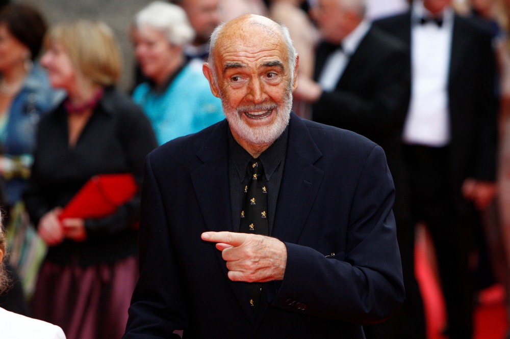 FILE PHOTO: Actor Sean Connery arrives for the Edinburgh International Film Festival opening night showing of the animated movie 'The Illusionist' at the Festival Theatre in Edinburgh, Scotland June 16, 2010. REUTERS/David Moir/File Photo