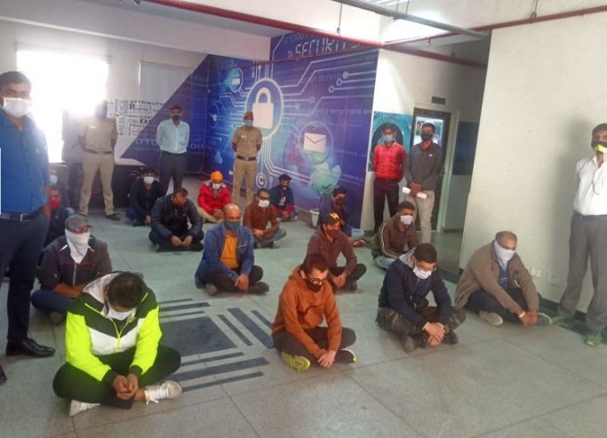 Fake call center. (IANS Photo)