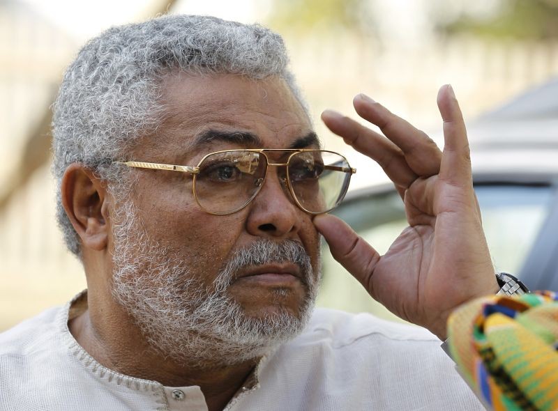 Former President of Ghana, Jerry Rawlings, arrives for a gala dinner ahead of the African National Congress (ANC) centenary celebration in Bloemfontein January 7, 2012. (REUTERS File Photo)