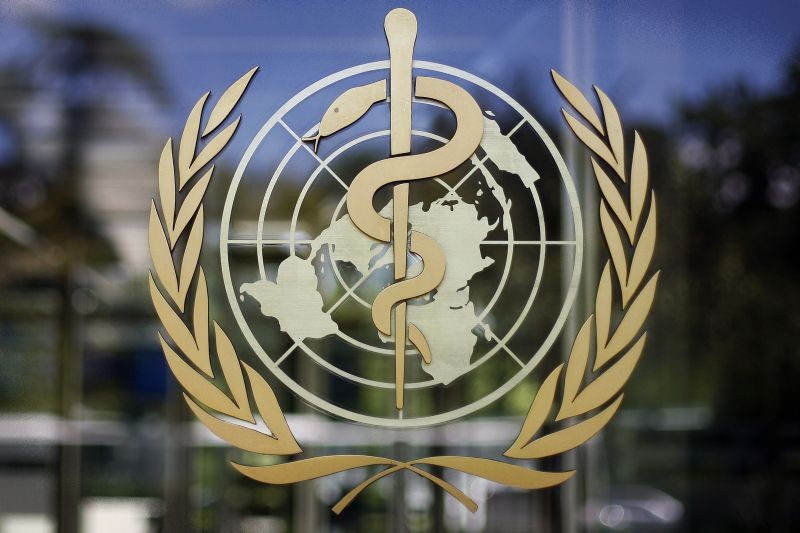 In this June 11, 2009, file photo, the logo of the World Health Organization is seen at the WHO headquarters in Geneva, Switzerland. (AP/PTI Photo)