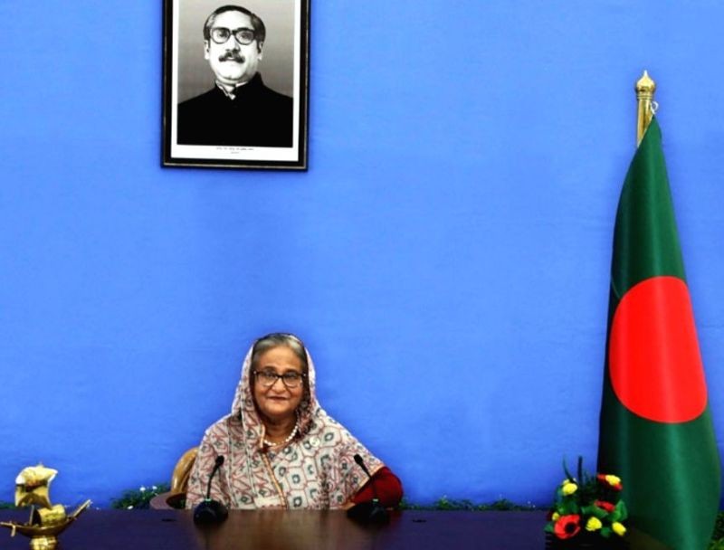 Bangladesh Prime Minister Sheikh Hasina. (IANS Photo)