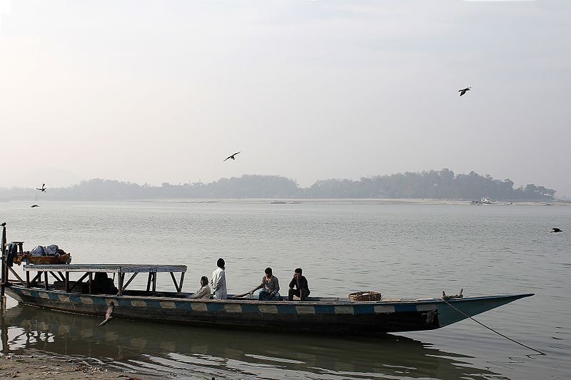 People fishing in the Brahmaputra River.(File Photo: Vitamin, CC0, via Wikimedia Commons)