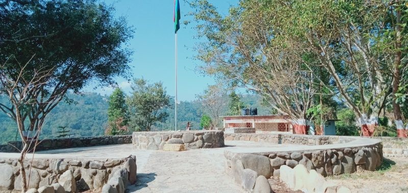 A glimpse of Secretariat Park in Kohima. (Morung Photo)