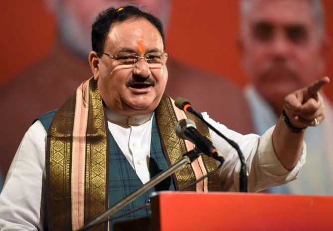 Bharatiya Janata Party president J P Nadda