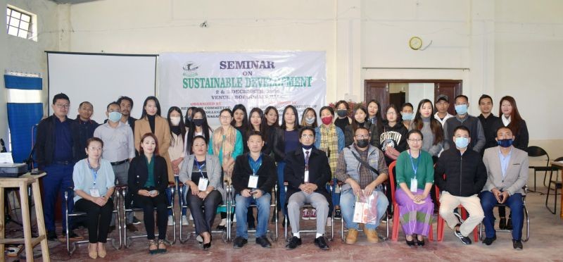 Participants during the two-day national seminar on sustainable development organized by Yingli College, Longleng Research Cell on December 2 and 3.