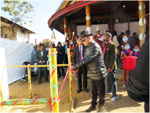 CL John unveils the Chen Union (CU), Aboi ‘paan’ Morung plaque on December 28.