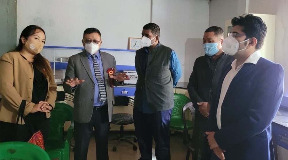 APC inspecting Soil Testing Lab with DC, ADC & Agri & Allied Officers, Mon on December 14.
