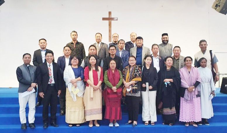 Some of the participants of the consultative meeting cum pre-Christmas programme jointly organised by Christian Forum Dimapur and Joint Christian Forum Nagaland on December 15.
