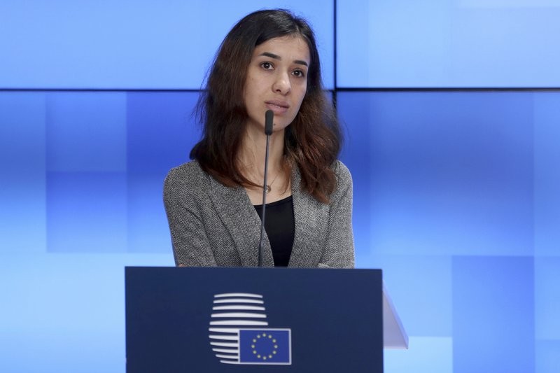 Nobel Peace Prize laureate Nadia Murad