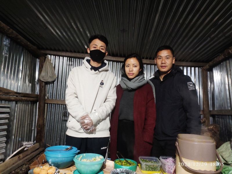 ‘Going Local’ is a stall set up in Viswema village by Neisal Theyo, Mhasheto Kraho and Khoneinü Kin, to promote local products and businesses, and introduce the idea of street food culture.