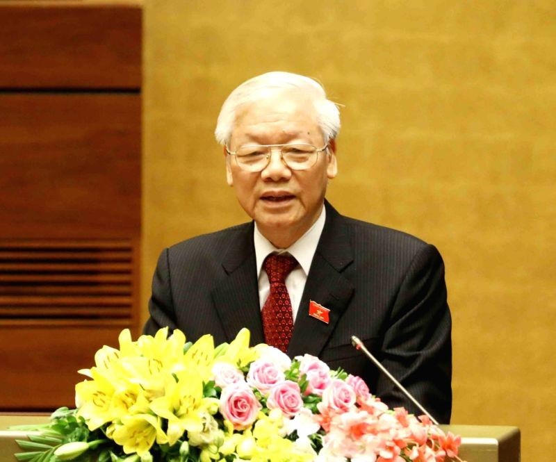 Vietnam Prez re-elected as communist party chief. (IANS Photo)