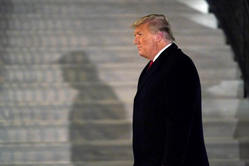 President Donald Trump arrives on the South Lawn of the White House, in Washington, after returning from Texas. Twitter CEO Jack Dorsey broke his silence to defend his company‚Äôs ban of Trump as the right decision, but warned that it could set a dangerous precedent. The ban, he said, revealed Twitter‚Äôs ‚Äúfailure‚Äù to create an open and healthy space for what Dorsey calls the ‚Äúglobal public conversation.‚ (AP/PTI Photo)