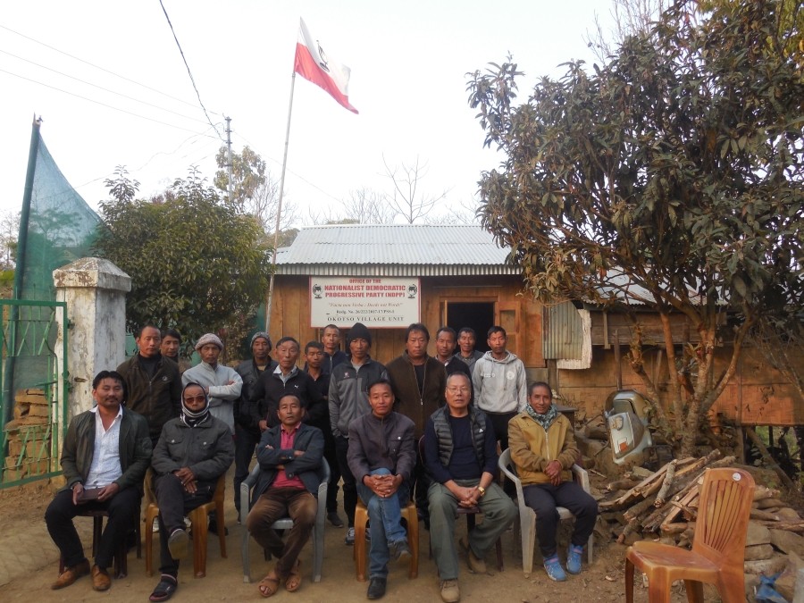NDPP party workers and officials during the meeting held on January 22. (Photo Courtesy: NDPP Okotso unit) 