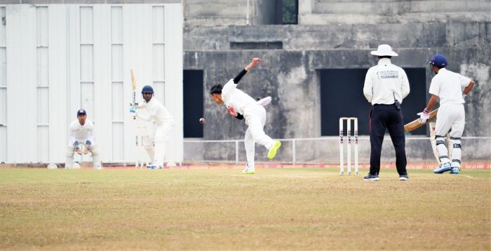 A match in action at the Late G Rio Memorial tournament for U-19 boy’s on January 22. (Photo courtesy: NCA)