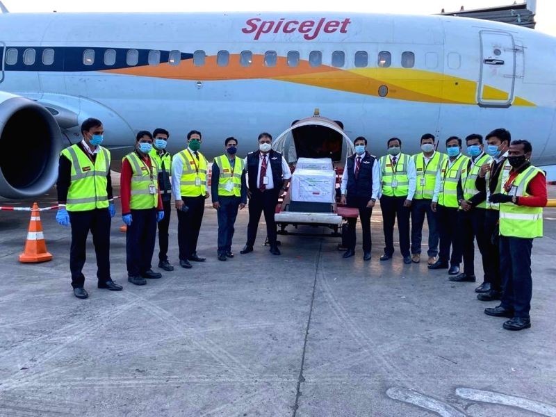 Vaccine transport commences, first consignment reaches Delhi (Twitter/IANS Photo)