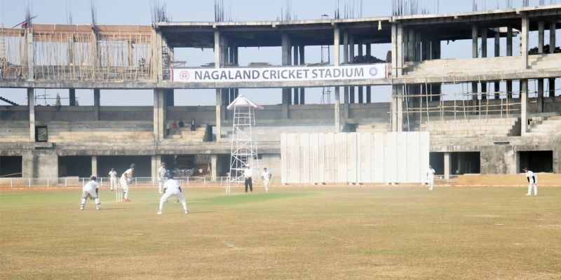 A match in action on the first day of the Late G Rio Memorial U-19 (Boys) inter district tournament on January 18.