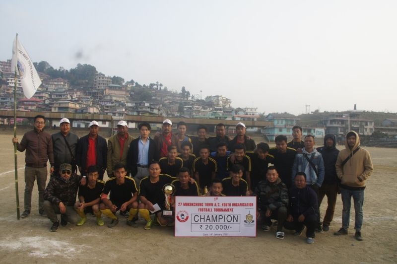 Winners of the 27 Mokokchung A/C football tournament which concluded on January 14.
