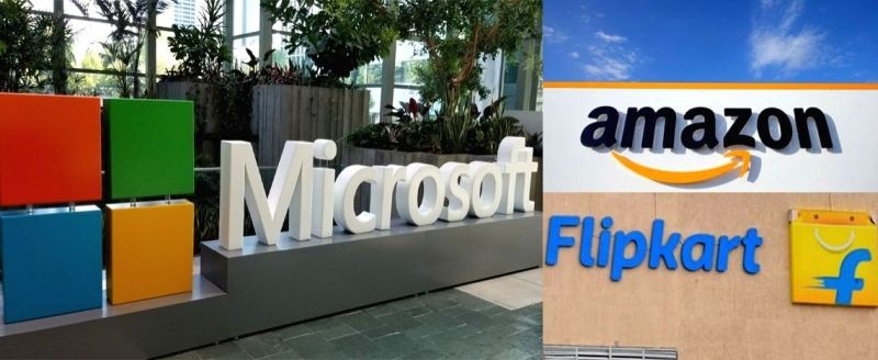 Amazon, Flipkart, Microsoft to pay 2% extra tax now. (IANS Photo)