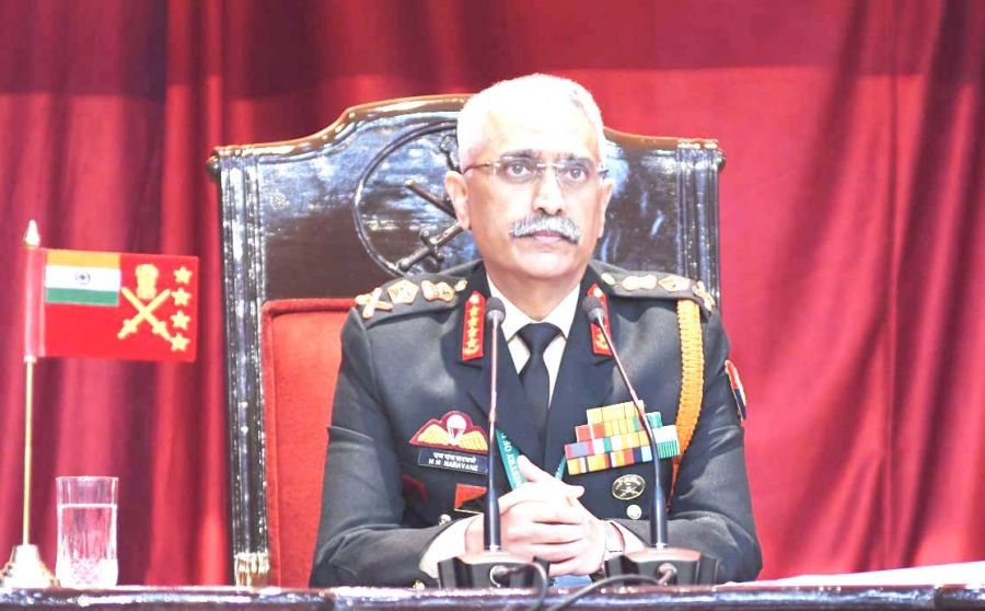 Indian Army chief, General Manoj Mukund Naravane. (IANS Photo)