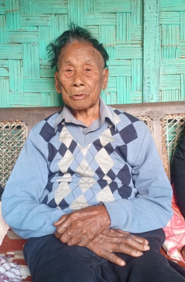 102-year old Pusochiba. (Morung Photo)