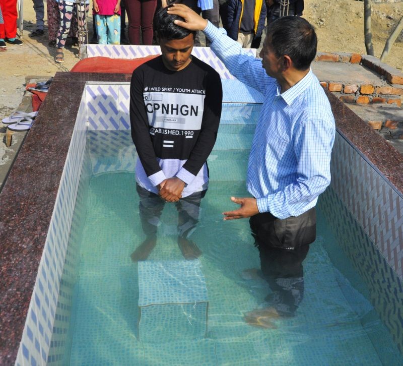 Koinonia Prayer Centre (KPC) monthly revival programme was held under the theme ‘Consider your ways’ (Haggai 1:7) from February 12 to 14. The programme was hosted Vizosietuo Neo and family, Proprietor, Creative Academy of Music. On February 13, the newly constructed Baptism pool was dedicated where baptism was ministered for three converts by Rev Zotuo Kiewhuo. (Photo Courtesy: Koinonia Media Ministry)