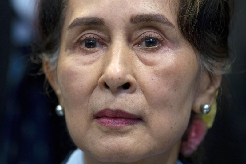 In this Dec. 11, 2019, file photo, Myanmar's leader Aung San Suu Kyi waits to address judges of the International Court of Justice on the second day of three days of hearings in The Hague, Netherlands. Reports says Monday, Feb. 1, 2021 a military coup has taken place in Myanmar and Suu Kyi has been detained under house arrest. (AP/PTI File Photo)