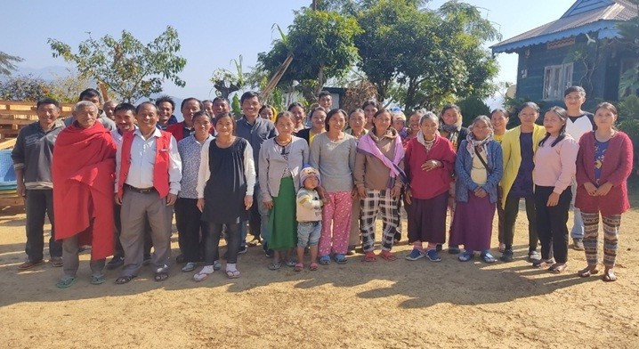 ATMA officials with participants and others during the demonstrations organized by ATMA Kiphire, Longmatra block at Tsongphong village on January 29. (Photo Courtesy: ATMA Kiphire)