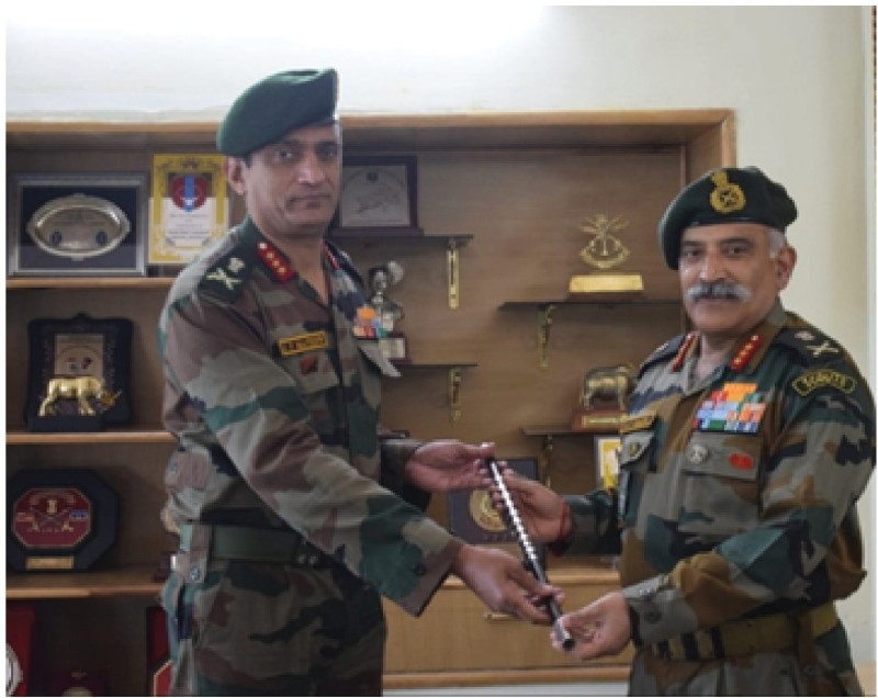 Lieutenant General Johnson P Mathew and Lieutenant General RP Kalita.