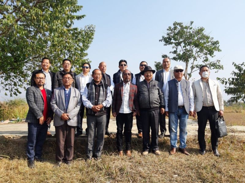 Delegation of the NPF’S PAM along with representatives of the NSCN/GPRN led by General Niki Sumi on February 8. (Photo Courtesy: NPF-PAM)