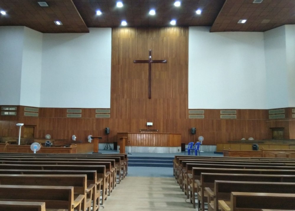 The interior of a church in Dimapur. Churches and other religious place can now open at full capacity with ‘immediate effect,’ informs an order issued by Nagaland Government on February 13. (Morung File Photo: For representational purposes only)