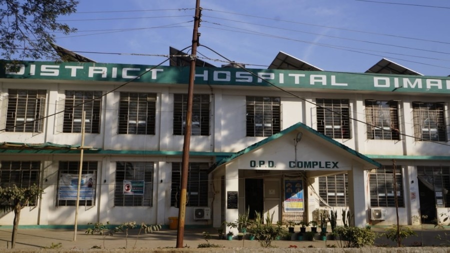 A view of the District Hospital Dimapur. Western Sumi Baptist Akukuhou Kuqhakulu (WSBAK) donated Reverse Osmosis (RO) Water Purification Plant and Dialysis Unit was inaugurated at the District Hospital Dimapur (DHD) on February 9. (Morung Photo)