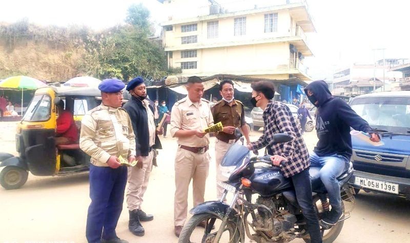 The Department of Transport Office, Wokha district conducted various programmes and activities during the long month Road Safety Month 2021 under the theme, ‘Sadak Suraksha-Jeevan Raksha’ (Road safety-Protect Life). Starting from January 18 till February 15, the department conducted various activities based on the theme. (DIPR Photo)
