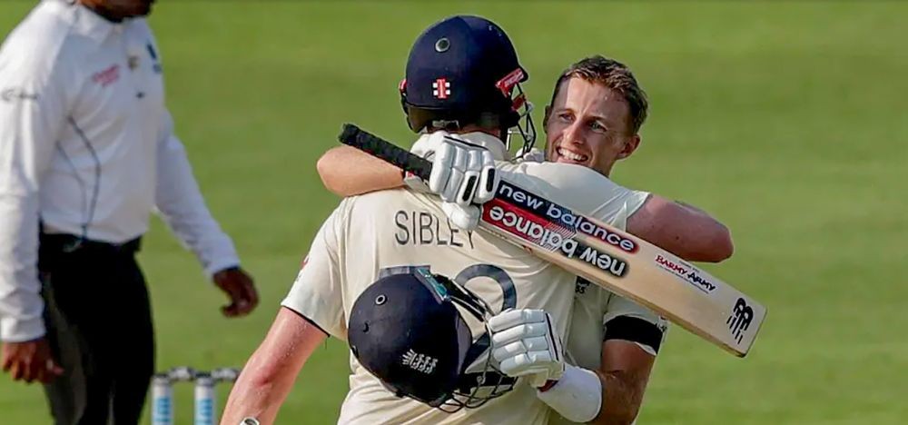 Chennai: England's Joe Root after scoring a century during Day 1 of the first cricket test match between India and England, at MA Chidambaram Stadium in Chennai, Friday, Feb. 5, 2021. (PTI Photo)