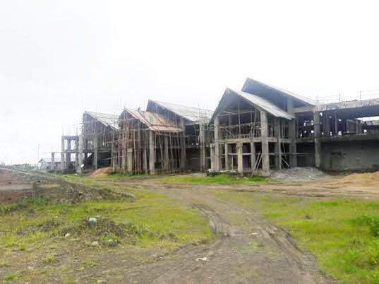 The New High Court Complex Kohima (Main High Court Building, Civil Works) under construction as on July 31,2017. The foundation stone was laid by the then Chief Justice of India KG Balakrishnan in 2007 and construction work was started in 2008-09 under the erstwhile Special Plan Assistance. (Photo Courtesy: https://npwd.nagaland.gov.in/)