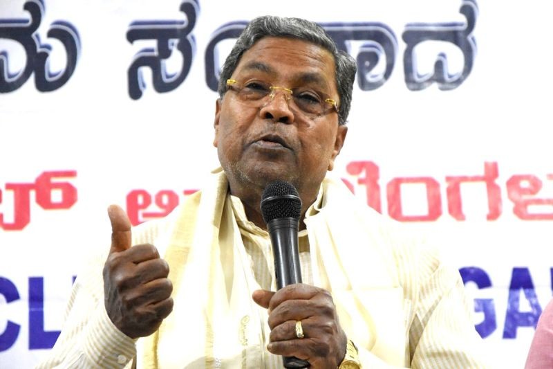 Siddaramaiah. (IANS Photo)