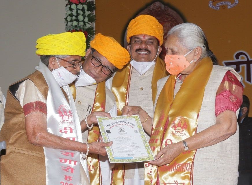 shashikala Rawal, who has a PhD in Sanskrit at the age of 80. (IANS Photo)