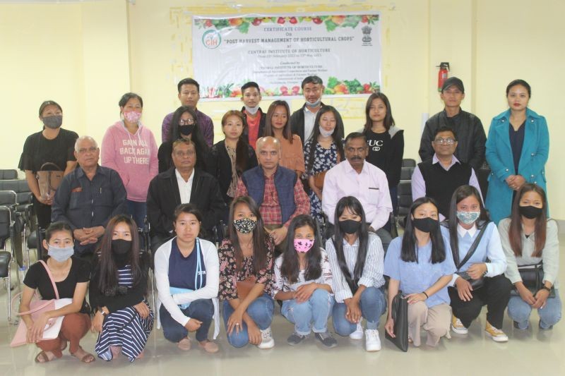 Participants during the launching of the three-month certificate course on ‘post harvest management of horticultural crops’ at CIH, Medziphema. (Photo Courtesy: CIH Medziphema)