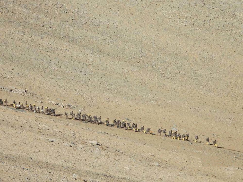 Ladakh: Indian and Chinese troops and tanks disengage from the banks of Pangong lake area in Eastern Ladakh where they had been deployed opposite each other for almost ten months now. (PTI Photo) 