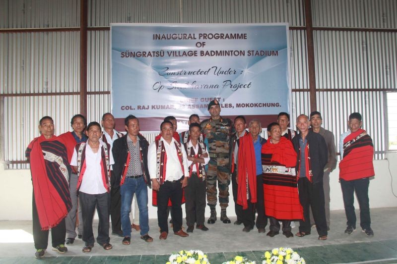sungratsu-village-gets-badminton-stadium-morungexpress