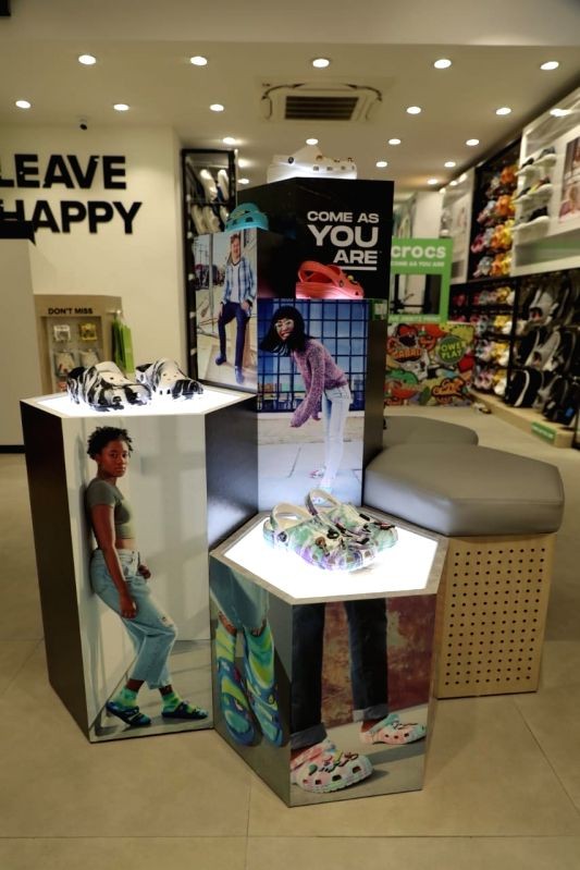Crocs opens its biggest store in India. (IANSlife Photo)