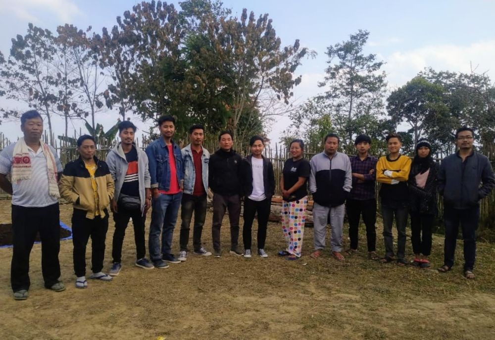 SRSU officials, teachers and SMDCs with the HSLC appearing students in Ngoungchung.