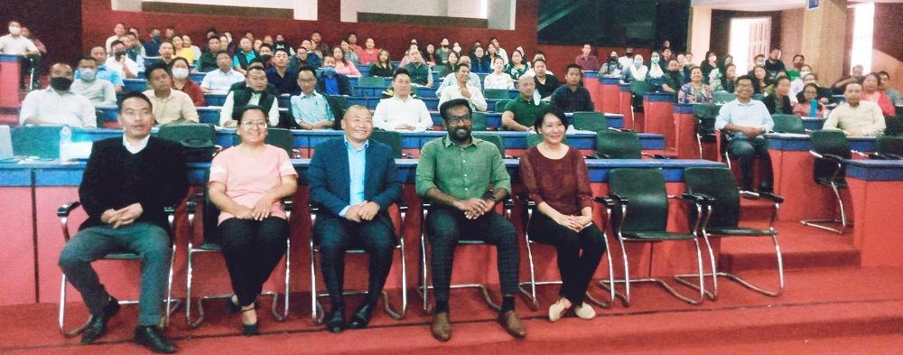 Shanavas and others during the introductory session of the state Level Training for District and Block Level resource persons on ‘Foundation Literacy & Numeracy’ in Kohima on March 25. (Morung Photo)