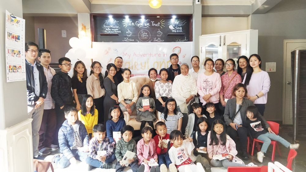 7-year-old Sofia Livimi Swu, who made her debut as an author/illustrator with her first adventure series titled ‘My Adventure in Fairyland’ read out from her book at an exclusive Book Reading Session at Crossword Kohima on March 20. She also talked about her illustrations, her hobbies and ambitions, engrossing both children and adults during the session.